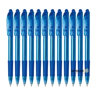 Pentel WOW Retractable Ballpoint Pen 0.7mm BK417-C (Blue Ink) 12 PCS/ BOX