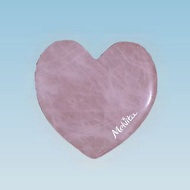 法國 Melvita優質天然粉晶玉石塑身按摩刮痧板 心形 ROSE QUARTZ GUA SHA MASSAGE TOOL Heart Shape 身體/面部適用