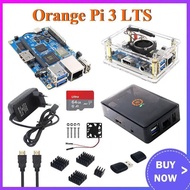 TA Orange Pi 3 LTS AllWinner H6 64Bit 8GB EMMC 2G RAM WiFi BT 5.0 Optional Case Power Fan HDMI-compa