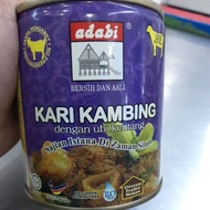 Adabi kari kambing dengan ubi kentang