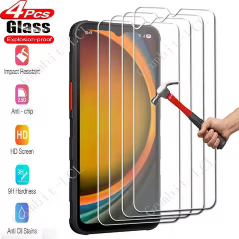 4PCS For Samsung Galaxy XCover7 Pro XCover7Pro XCover6 Xcover 5 6 7 4 4S Xcover5 Screen Protector Te