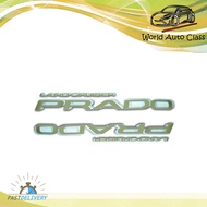 สติ๊กเกอร์ Sticker LAND CRUISER PRADO สี Gold Silver Land Cruiser Prado Toyota 4 ประตู ปี ขนาด 127x