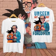 Pure Cotton T-Shirt Short-Sleeved DRAGON BALL R.I.P Akira Toriyama GOKU SILENT FAVEWELLS Commemorative Fan Club