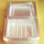 กล่องใส สำหรับใส่อาหาร (เบอร์ 104) ใส่ข้าวราดแกง ข้าวคลุกกะปิ ข้าวผัด เนื้อOPS ไม่เป็นไอน้ำ แพคละ 100 ชิ้น รุ่นฝาพับ