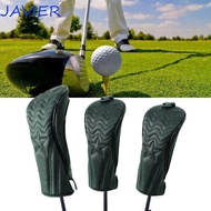 JAVIER Golf Headcover, Dustfroof PU Leather Golf Wood Cover, Golf Accessories 2 Color Hybrid Waterpr