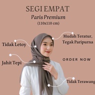 D»4E Jilbab Segi Empat Paris Premium Krudung Segiempat Voal Premium