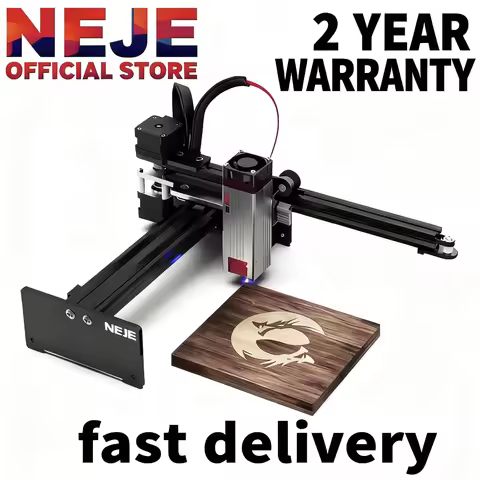NEJE 5 40W-80W Metal Carving Diode Laser Engraver Cutter,Laser Engraving Cutting Machine, 3D Wood Ro