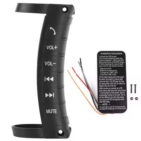 DVD Button Steering Wheel Multifunction Steering Wheel Button Remote Control Navigation 2 Din DVD St