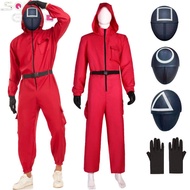 Squid Game Halloween Cosplay Costume Clothing Game Carnival Costume Jumpsuits Belt Gloves