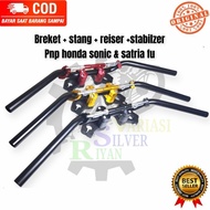 Stang Rzr Breket Dudukan Riser Stabiliser Stang motor Sonic Satria Fu