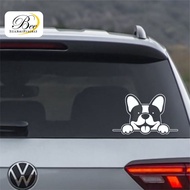 BEE. Cutting Sticker Dog THINNING CUTE CAR WINDOW Sticker Dog Sign COOL CAR Sticker