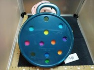 【雜貨小社】懷舊~早期 玩具 教具~兒童 益智~【日本 巧連智~地球 生物 配對 拼圖 手提 圓盤~】有缺~a21