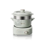 Syllere - 包送貨 -Bear/小熊 -多功能煮食機 帶不銹鋼蒸籠 電煮鍋DHG-D25G2 電火鍋2.5L 分體電炒鍋 電熱鍋 [平行進口] 淺綠色 搭配香港三脚插頭