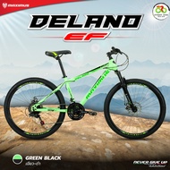แถมฟรี!!!ไฟหน้า-หลังLED จักรยานเสือภูเขา 26นิ้ว MAXIMUS DELANO-EF เกียร์ 21สปีด ดิสเบรค