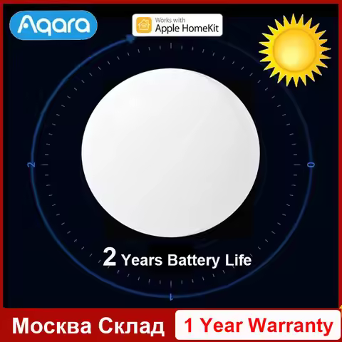 New Aqara Light Sensor T1 Zigbee 3.0 Brightness Sensor Smart Home Light Detector Magnetic Remote Con