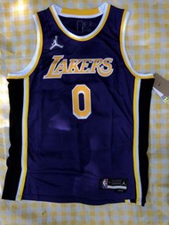 NBA JORDAN 湖人隊0號KUZMA-XL球衣 全新 適合190-195cm,95-105kg