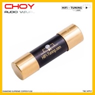 Hifi Tuning Diamond Supreme³ Copper Fuse 10.3×38 MM Audio Installation Fuse (Handmade In Germany)