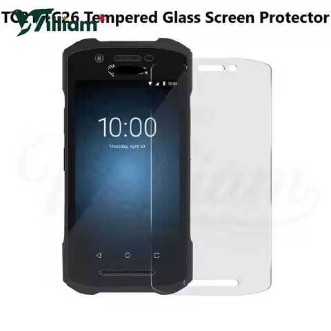 10PCS Glass Screen Protector for Zebra Symbol TC21 TC210K TC26 Barcode Scanner ,9H HD Protective Fil