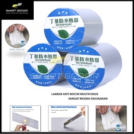 Lakban Penambal Anti Bocor Waterproof Aluminium Foil Tape Perekat Solasi Lem Super Atasi Rembes Atap Seng Talang Pipa Asbes