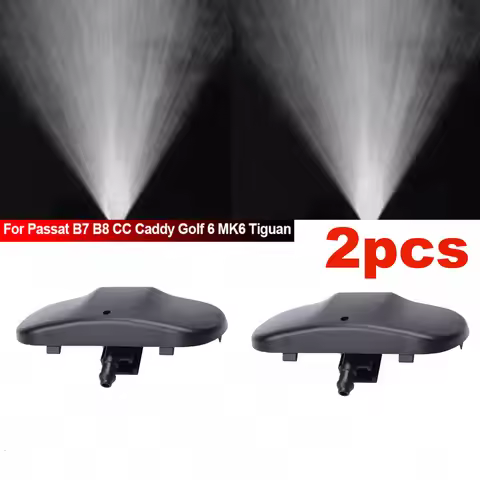 2Pcs Car Windshield spray glass water Nozzles for Passat B6 B7 CC Caddy Golf 6 MK6 Tiguan