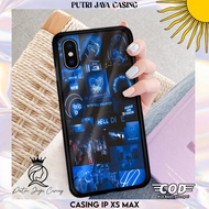hp IP XS MAX Casing Motif AESTHEBLUE Fashion Cute New Hardcase Softcase Aesthetic Premium Glossy Sil