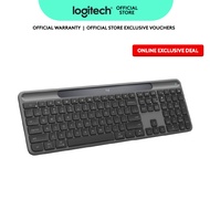 Logitech Signature Slim Solar+ wireless keyboard, solar and artificial light powered, customizable k