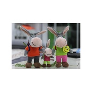 Outdoor Donkey Doll Doll Donkey Friends Hiking Hiking Mascot Logo Pendant Donkey Friends Gifts Annua