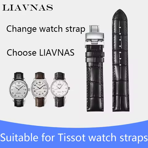 Suitable For Tissot Watch Straps Of 18mm 19mm 20mm 21mm 22mm Exquisite Genuine Leather Strap Busines