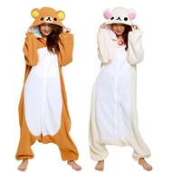 Kuma-chan Adult Cartoon Onesie Pajamas Rilakkuma
