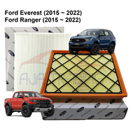 Combo Air Filter and Cabin Filter for Ford Ranger (2015 - 2022) Ford Everest (2015 - 2022)