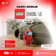 Premium Acrylic DurableKeychain – LEGO X AMONG US Acrylic KEYCHAIN | Eayadvertising