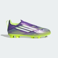 รองเท้าฟุตบอล สตั๊ดเด็ก  Adidas F50 League LL Fg/Mg J - สีม่วงเขียว [ JH7743 ] UK3/EU35.5/220