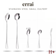 Hostar Errai Stainless Steel Cutlery Small Size Dessert Spoon Tea Spoon Fruit Fork