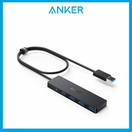 Anker Ultra Slim 4-Port USB 3.0 Data Hub (0.75ft/2ft) Extended Cable for Macbook iMac Surface Pro XPS Notebook PC USB Flash Drives &amp; More (A7516)