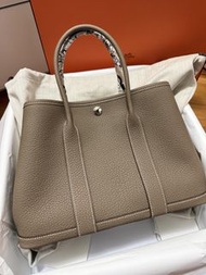 Hermes garden party 30 etoupe 大象灰花園包