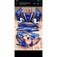 COVERSET LC 135 V2/V3/V4/V5/V6/V7 BIRU MOVISTAR M PUTIH🔥
