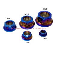 🇹🇭SKRU NUT CUSTOM MADE🇹🇭 NUT COLOUR TITANIUM / GOLD CUSTOM NUT