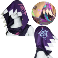 【TI hot】 LOL Arcane S2 Jinx Powder Cosplay Hooded Cape Costumes Hat Women Jinx League Of Legends Ani