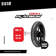 WAREHOUSE SALE Corsa Tubeless Automatic Motorcycle Tire SS18 100/80 120/80 Ring 17 Beat Vario FREE V
