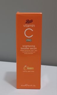 Boots vitamin C PRO brightening booster serum