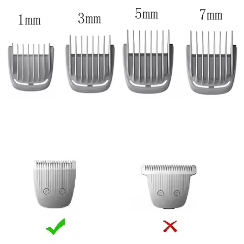 1/3/5/7/9/12/16mm Guards Guide Combs For Philips Multigroom Trimmer MG7710,MG7715,MG7720,MG7730,MG77