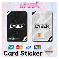 [ CYBERPUNK ] Touch n Go Card Sticker TNG Card/Watsons Card/ACCESS Card/MASTER/VISA Card/CREDIT Card