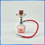 Mini Hookah Arabian Hookah Bar Single Tube Glass Pipe shisha Set 10.13 A1