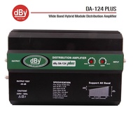 Booster ขยายสัญญาณRFระบบเคเบิ้ลทีวี(CATV MATV) DBY DA-124PLUS