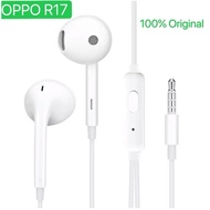 Original OPPO R17 In-Ear Headphone with 3.5mm Plug Wire Controller earphone for OPPO R17 R15 Find X F7 F9