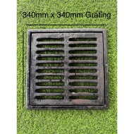 340mm x 340mm Grating Full set / 300mm Grating Cover only