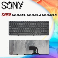 Keyboard SONY SVE-15 Sony VAIO SVE15 SVE1511A1E SVE15111EA SVE15113EN คีย์บอร์ด โซนี่ ไทย-อังกฤษ