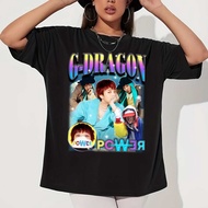 G Gdragon T-Shirt Gdragon 2025 World Tour American Station Retro Y2K G-Dragon Short Sleeve 2025.9.11
