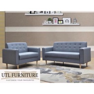 UTL N8005 Simplicity 2+3 Sofa [Free delivery in West Malaysia] [Can choose Casa Leather or Water Resistance Fabric]