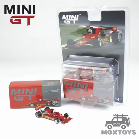 MINI GT 1:64 78 No.6 Gunnar Nilsson 1977 Japanese GP Racing Diecast Model Car